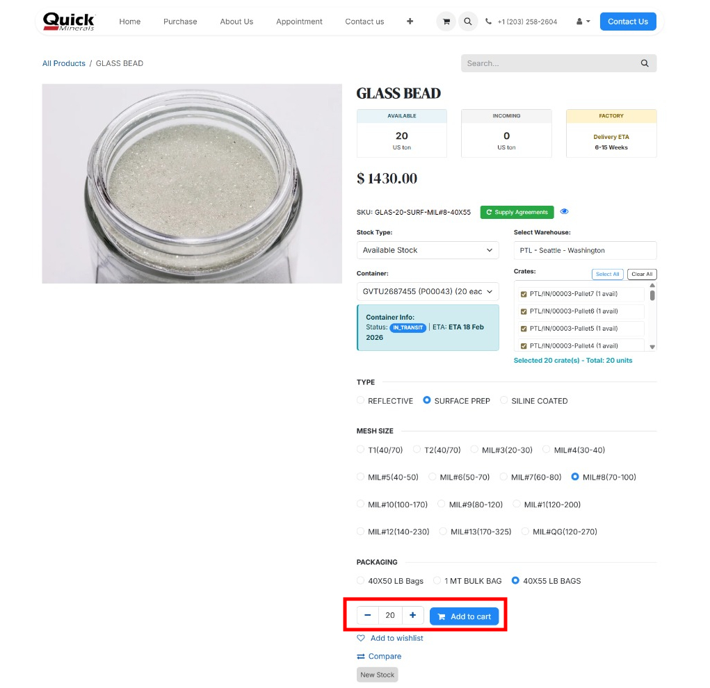 QuickCore™ Partners NDA Portal Screenshot
